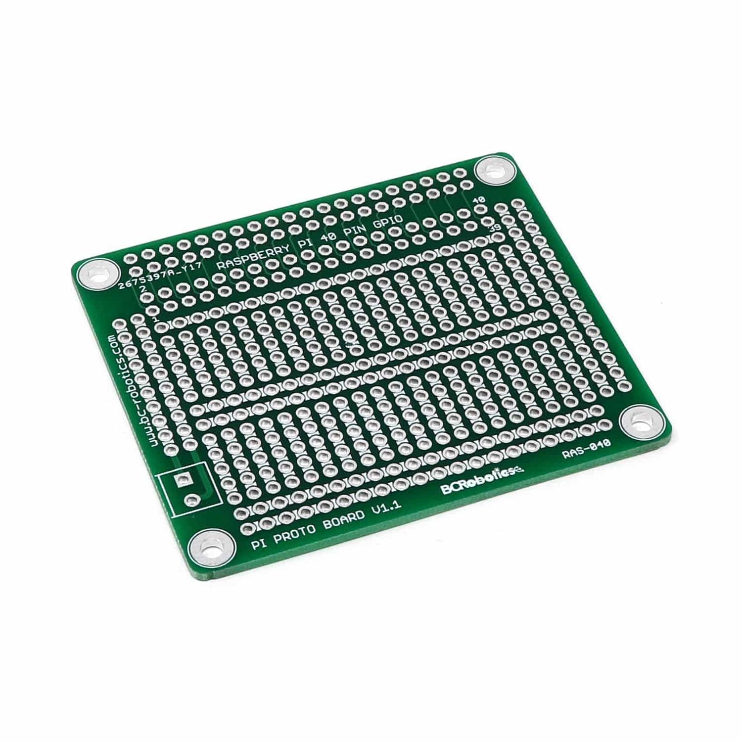 Proto Strip Board for Raspberry Pi by BCRobotics - The Pi Hut