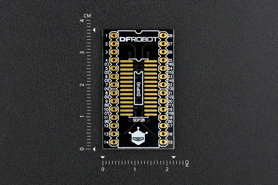 Prototyping Board - SOP8/SOP16/SOP28 by DFRobot - The Pi Hut