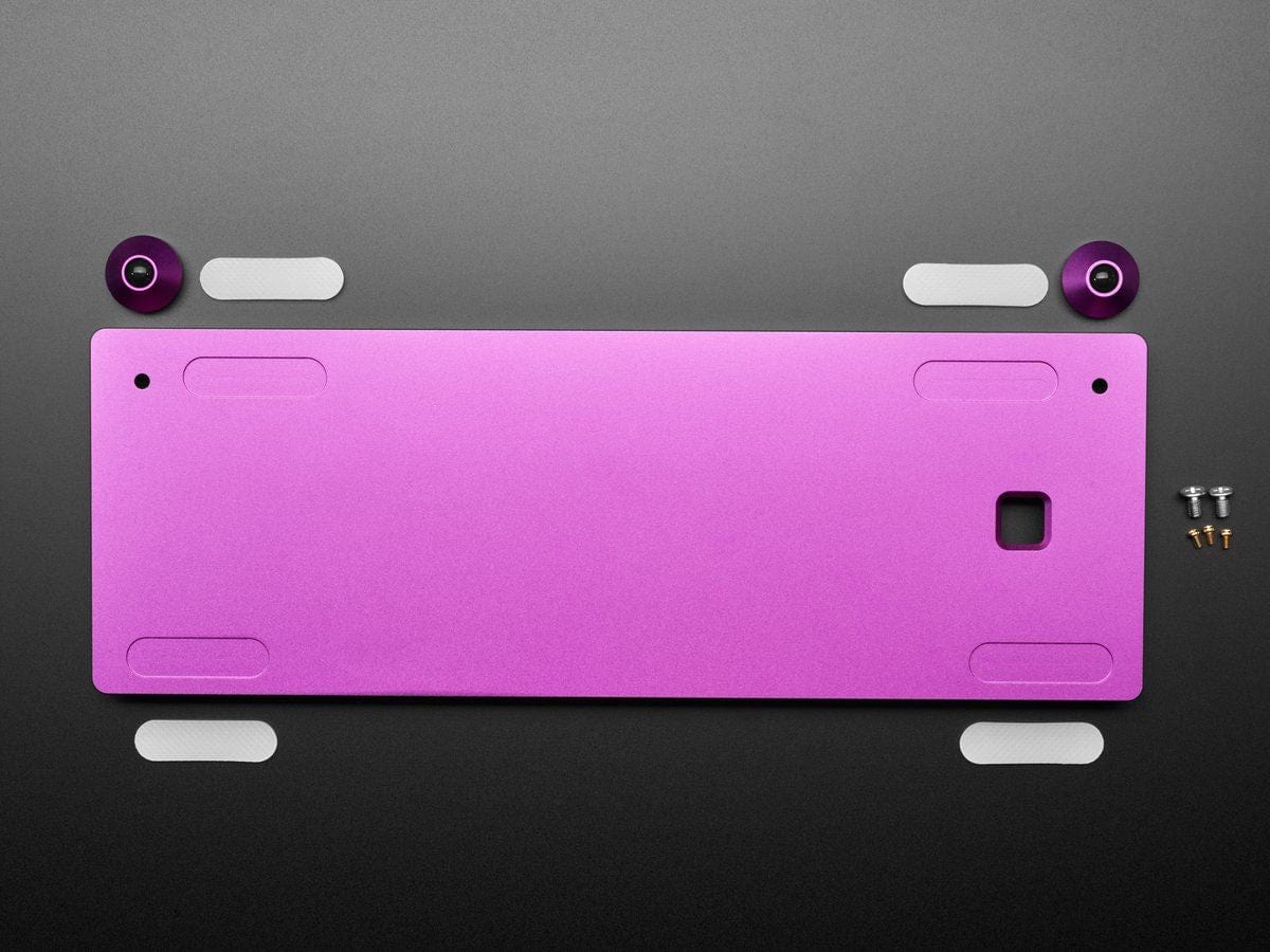 Purple Anodized Aluminum 60% / GH60 Keyboard Shell by The Pi Hut - The Pi Hut