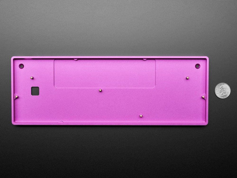 Purple Anodized Aluminum 60% / GH60 Keyboard Shell by The Pi Hut - The Pi Hut