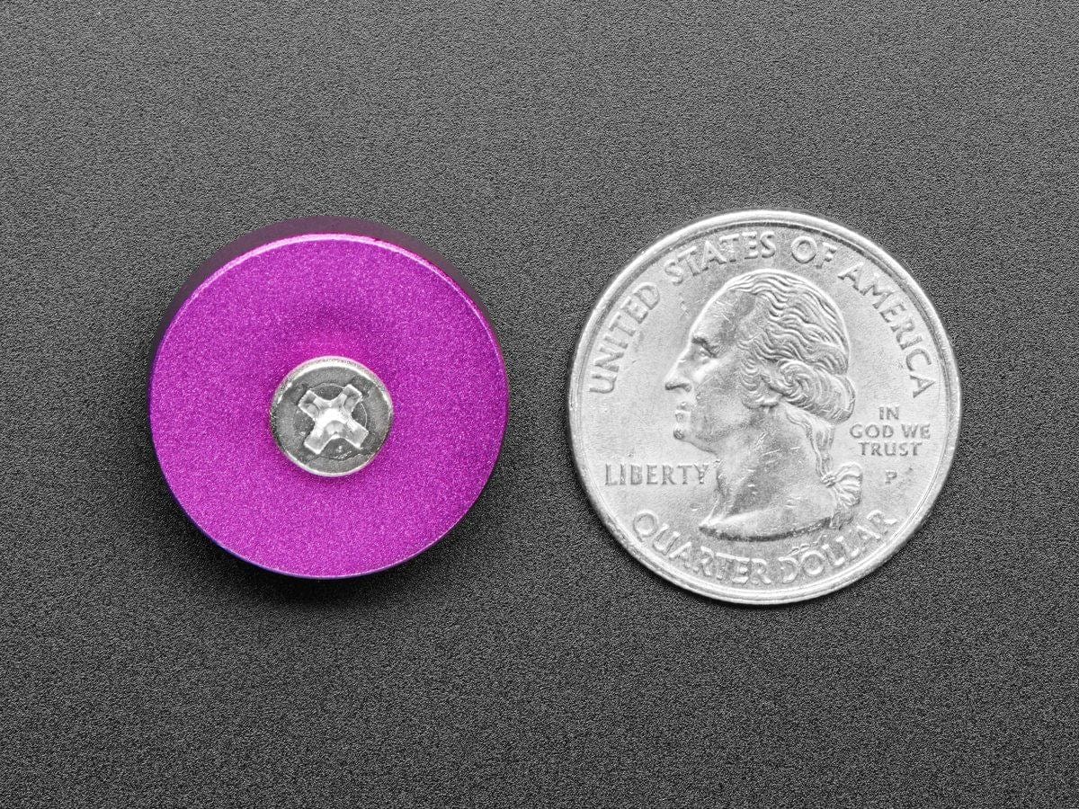 Purple Anodized Aluminum Bumper Feet - Pack of 2 by The Pi Hut - The Pi Hut