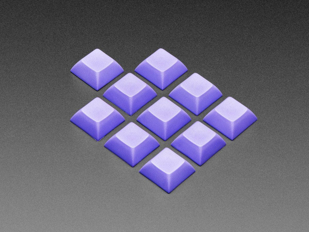 Purple DSA Keycaps for MX Compatible Switches - 10 pack by The Pi Hut - The Pi Hut
