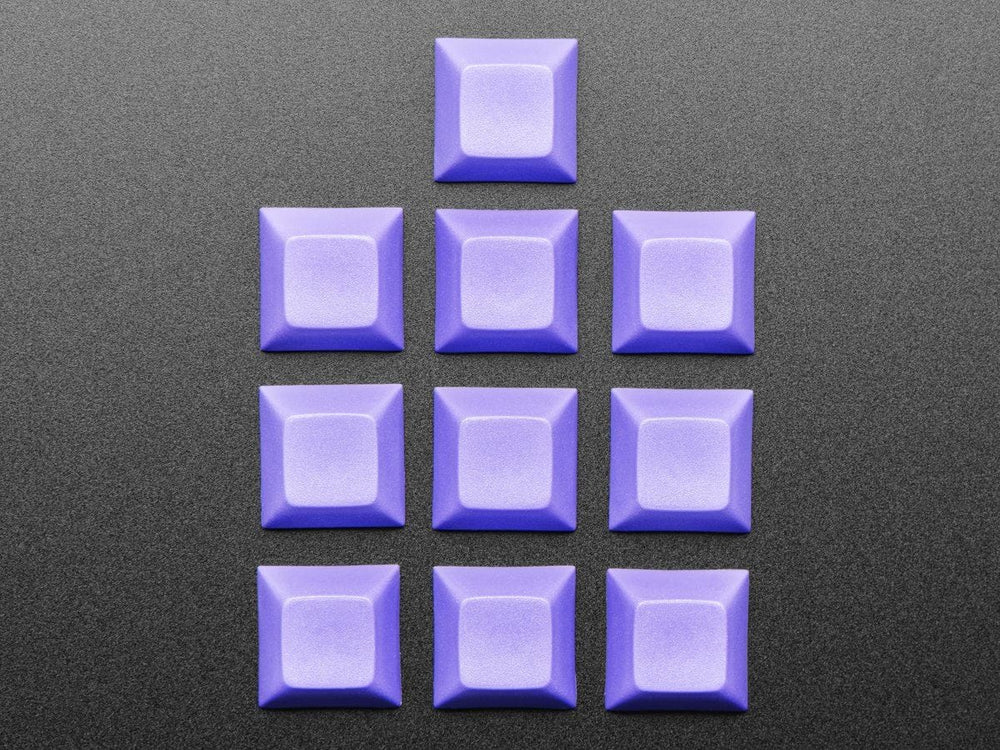 Purple DSA Keycaps for MX Compatible Switches - 10 pack by The Pi Hut - The Pi Hut