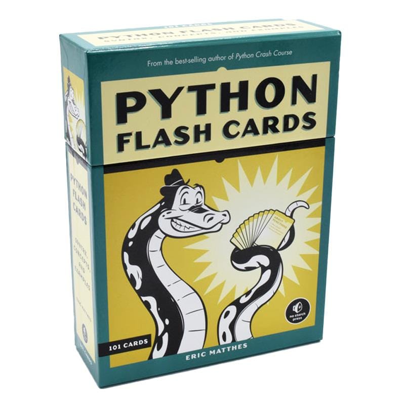 Python Flash Cards by No Starch Press - The Pi Hut