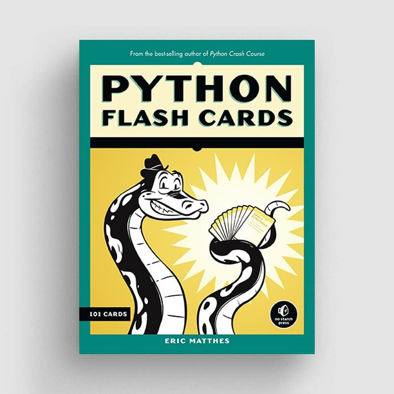 Python Flash Cards by No Starch Press - The Pi Hut