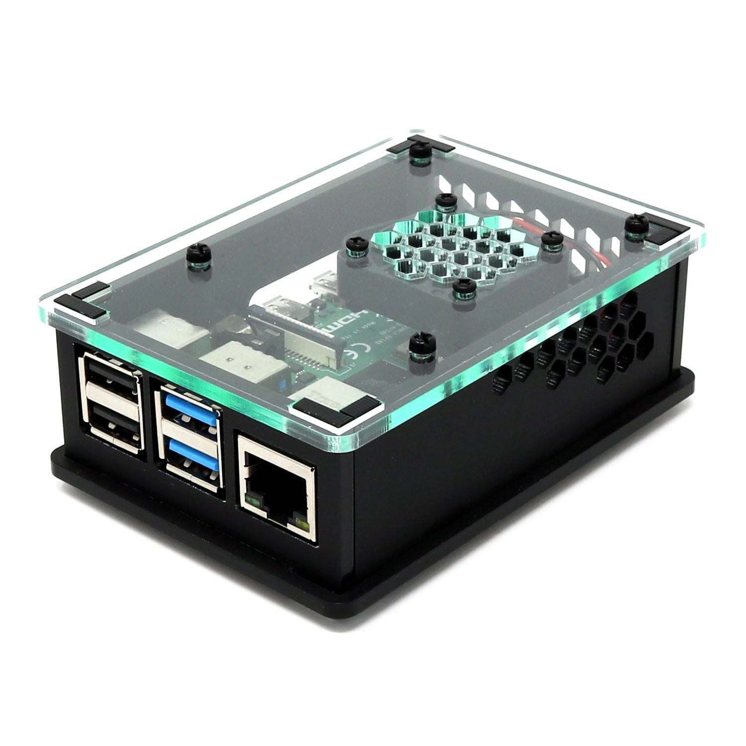 Raspberry Pi 4 Case (With Cooling Fan) (v3.0) by The Pi Hut - The Pi Hut