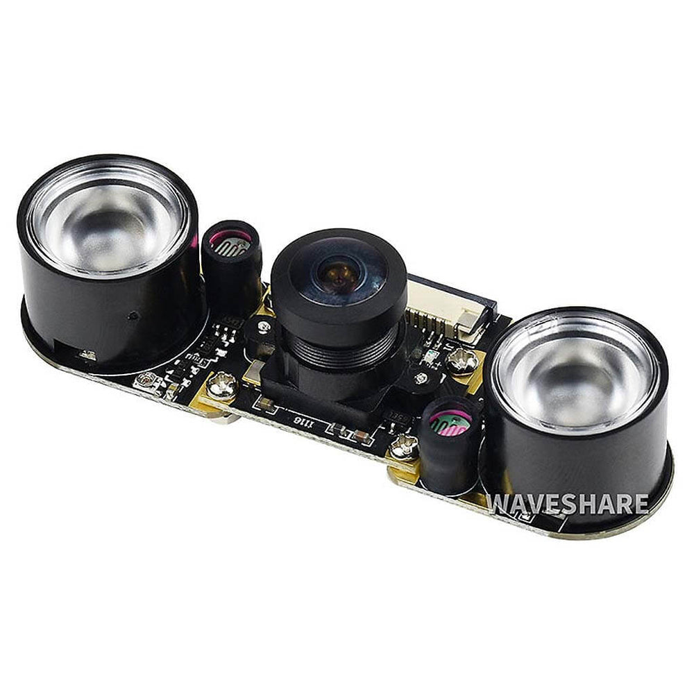 Night Vision & Fisheye Camera for Raspberry Pi - 160° Lens 5MP by Waveshare - The Pi Hut