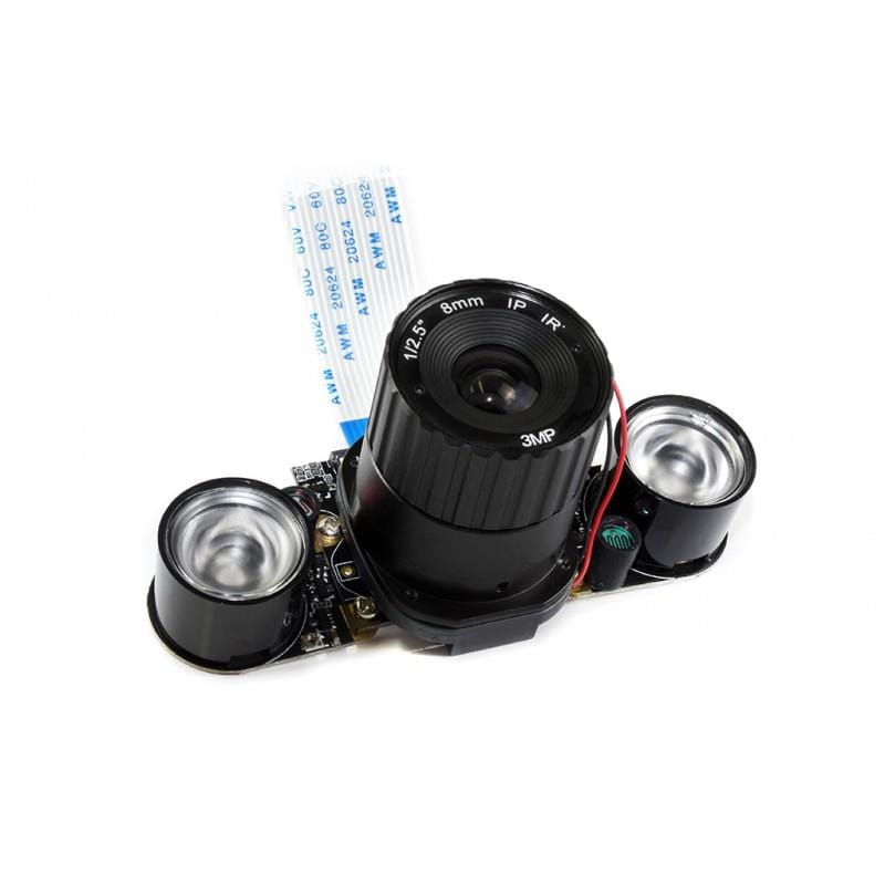 Night Vision Camera for Raspberry Pi - IR-CUT 5MP (Version B) by Waveshare - The Pi Hut