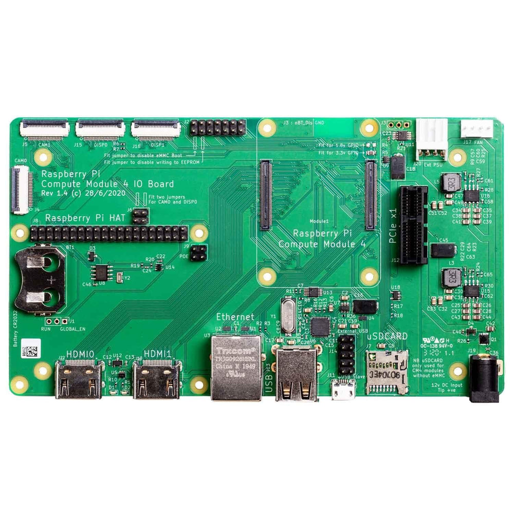 Raspberry Pi Compute Module 4 IO Board by Raspberry Pi - The Pi Hut