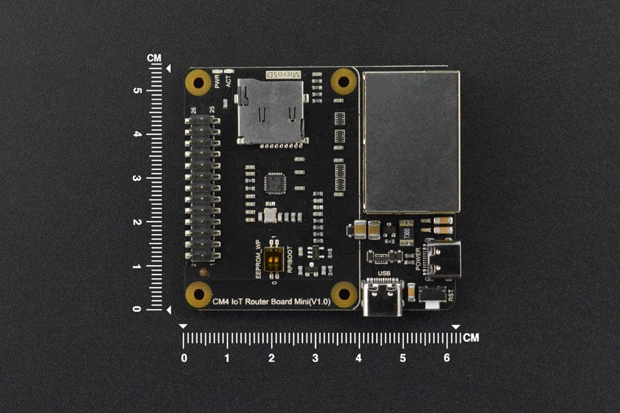 Raspberry Pi Compute Module 4 IoT Router Carrier Board Mini by DFRobot - The Pi Hut