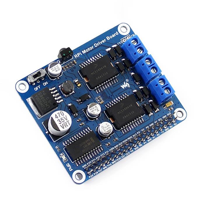 Raspberry Pi Motor Driver Board by Waveshare - The Pi Hut