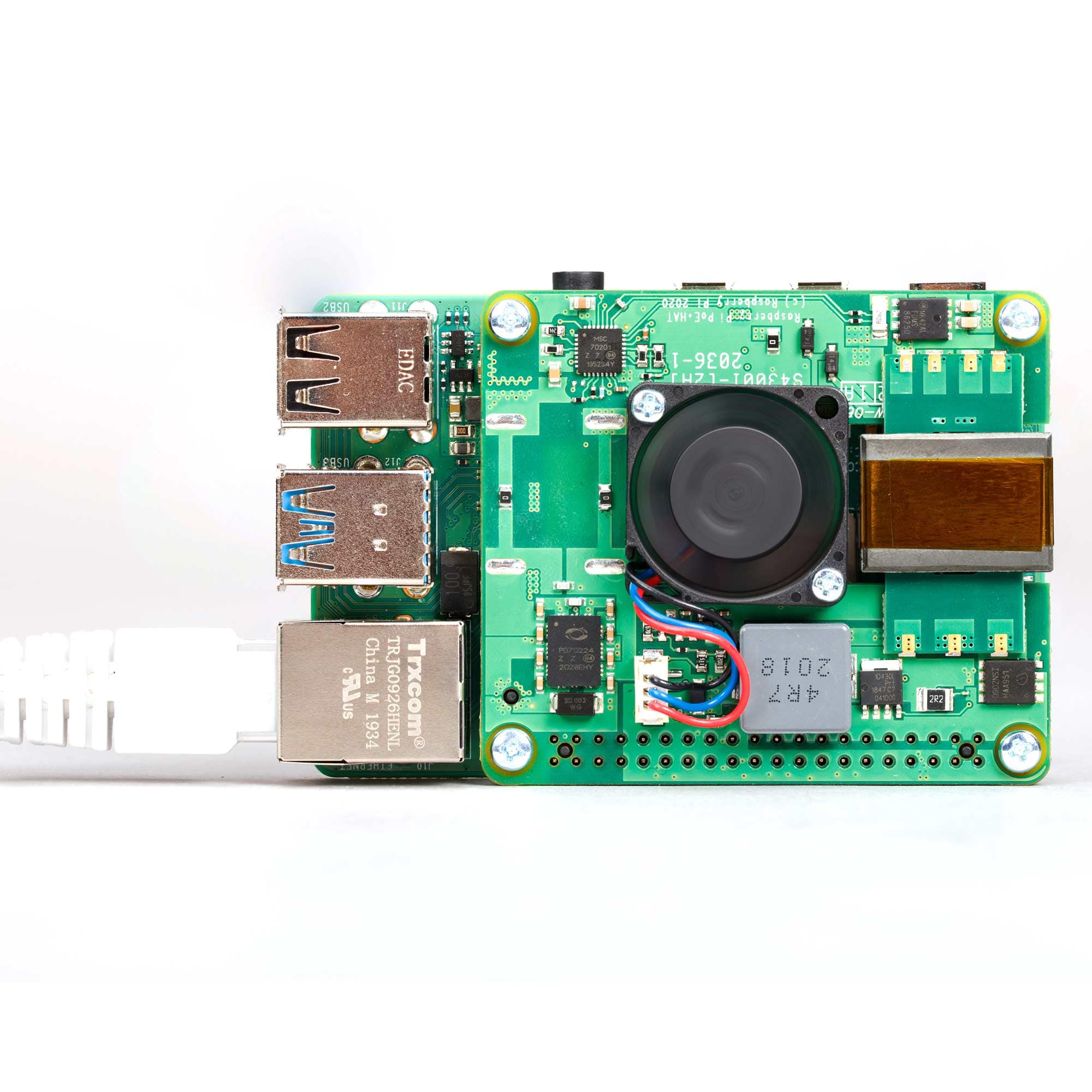 Raspberry Pi PoE+ HAT by Raspberry Pi - The Pi Hut