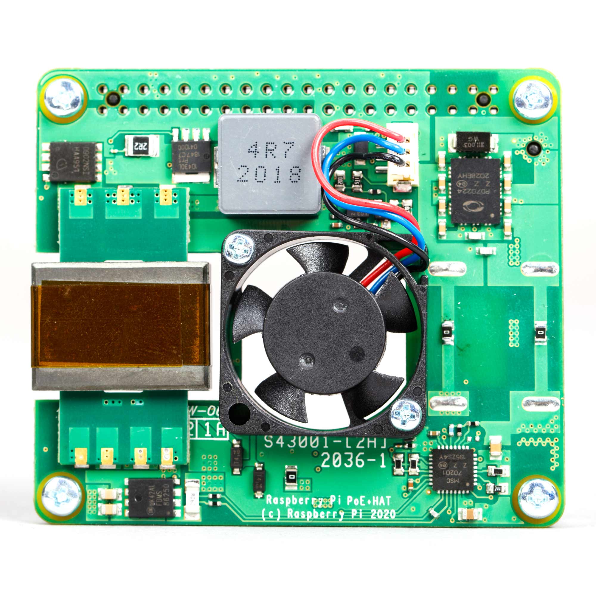 Raspberry Pi PoE+ HAT by Raspberry Pi - The Pi Hut