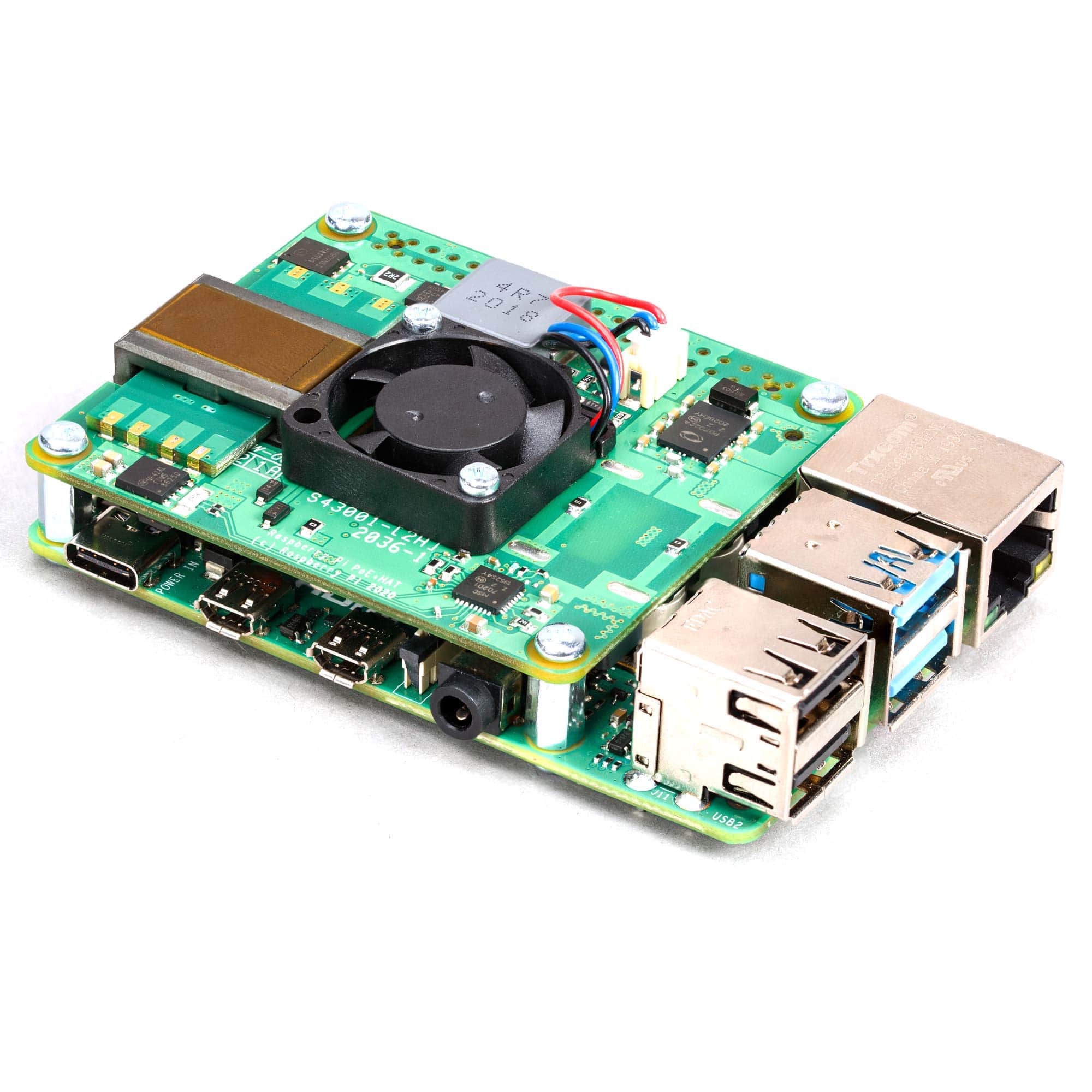 Raspberry Pi PoE+ HAT by Raspberry Pi - The Pi Hut