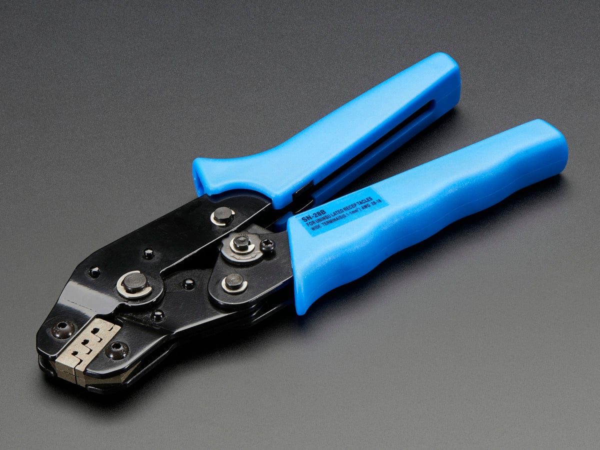 Ratcheting Crimper Pliers - #18-28 AWG by The Pi Hut - The Pi Hut