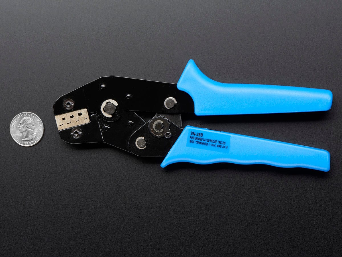 Ratcheting Crimper Pliers - #18-28 AWG by The Pi Hut - The Pi Hut