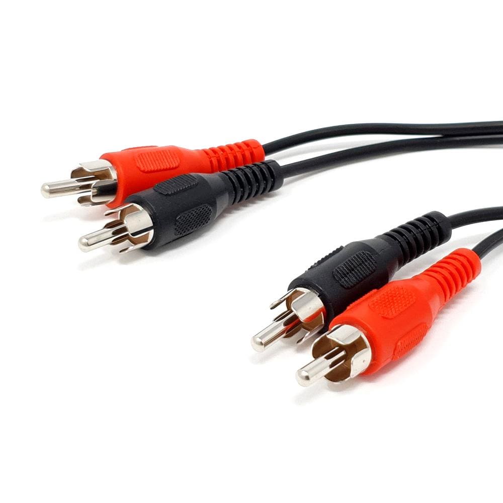RCA cable - 2x Male to 2x Male by The Pi Hut - The Pi Hut