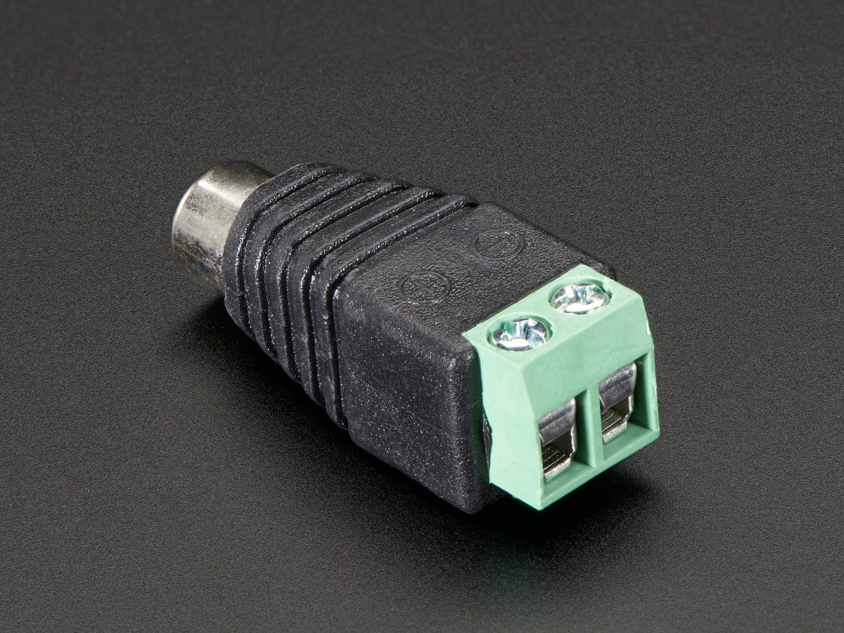 RCA (Composite Video, Audio) Female Jack Terminal Block by The Pi Hut - The Pi Hut