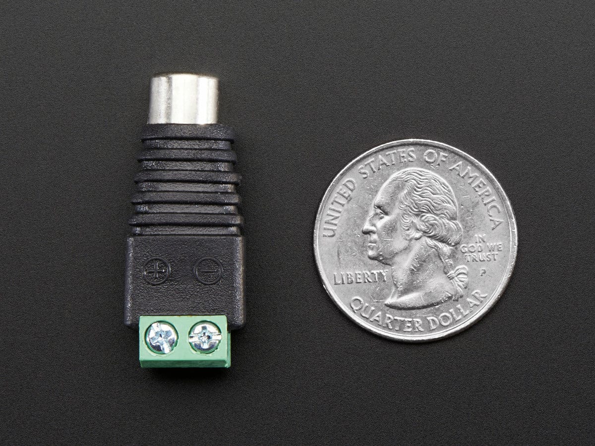 RCA (Composite Video, Audio) Female Jack Terminal Block by The Pi Hut - The Pi Hut