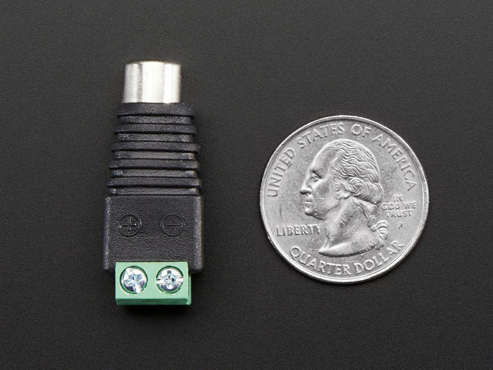 RCA (Composite Video, Audio) Female Jack Terminal Block by The Pi Hut - The Pi Hut