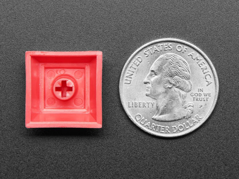 Red DSA Keycaps for MX Compatible Switches - 10 pack by The Pi Hut - The Pi Hut