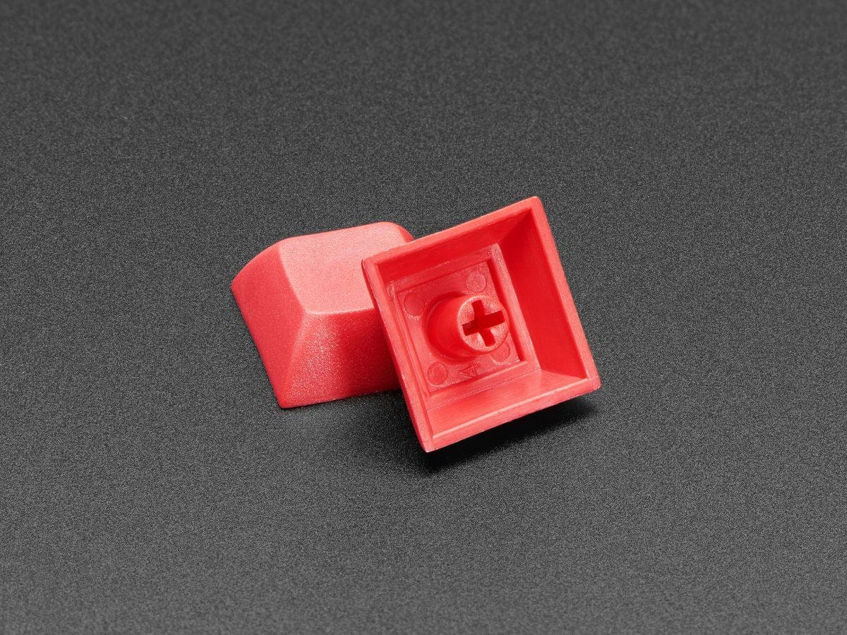 Red DSA Keycaps for MX Compatible Switches - 10 pack by The Pi Hut - The Pi Hut
