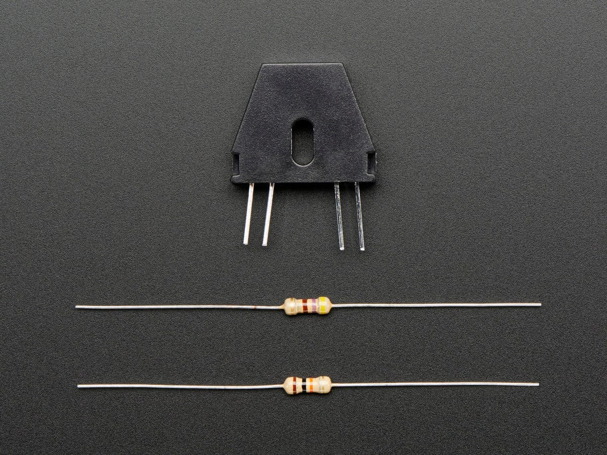 Reflective Infrared IR Optical Sensor with 470 and 10K Resistors by The Pi Hut - The Pi Hut