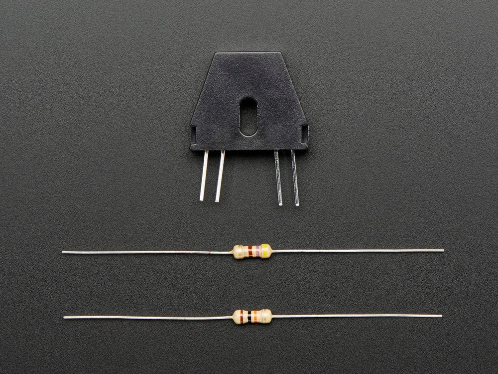 Reflective Infrared IR Optical Sensor with 470 and 10K Resistors by The Pi Hut - The Pi Hut