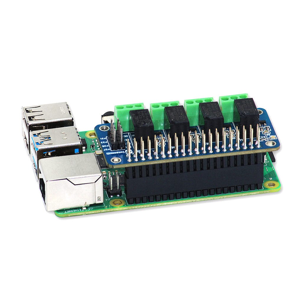 Relay 4 Zero - 4-Channel Relay Board for Pi Zero by SBC - The Pi Hut