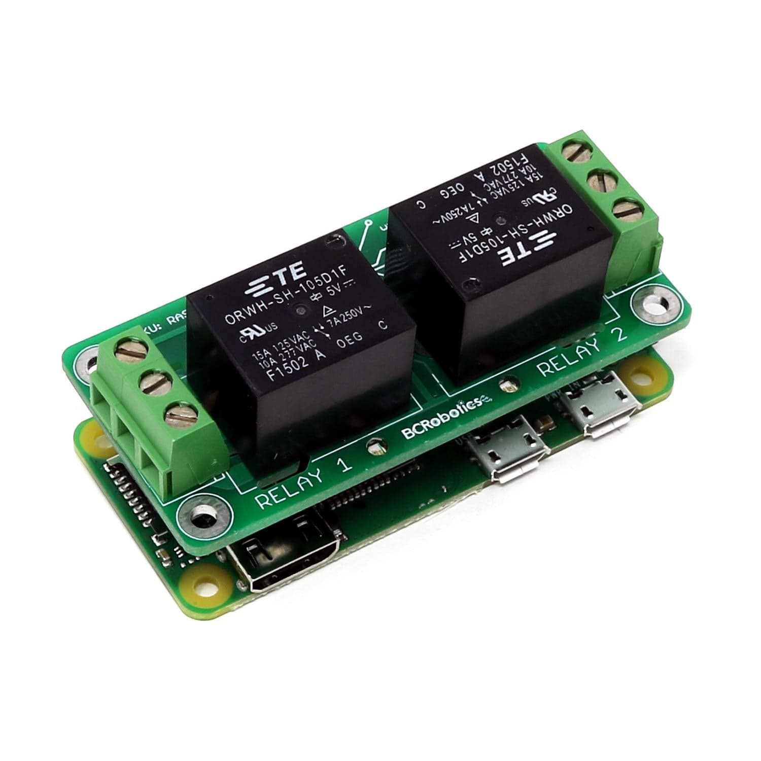 Relay HAT for Raspberry Pi Zero by BCRobotics - The Pi Hut