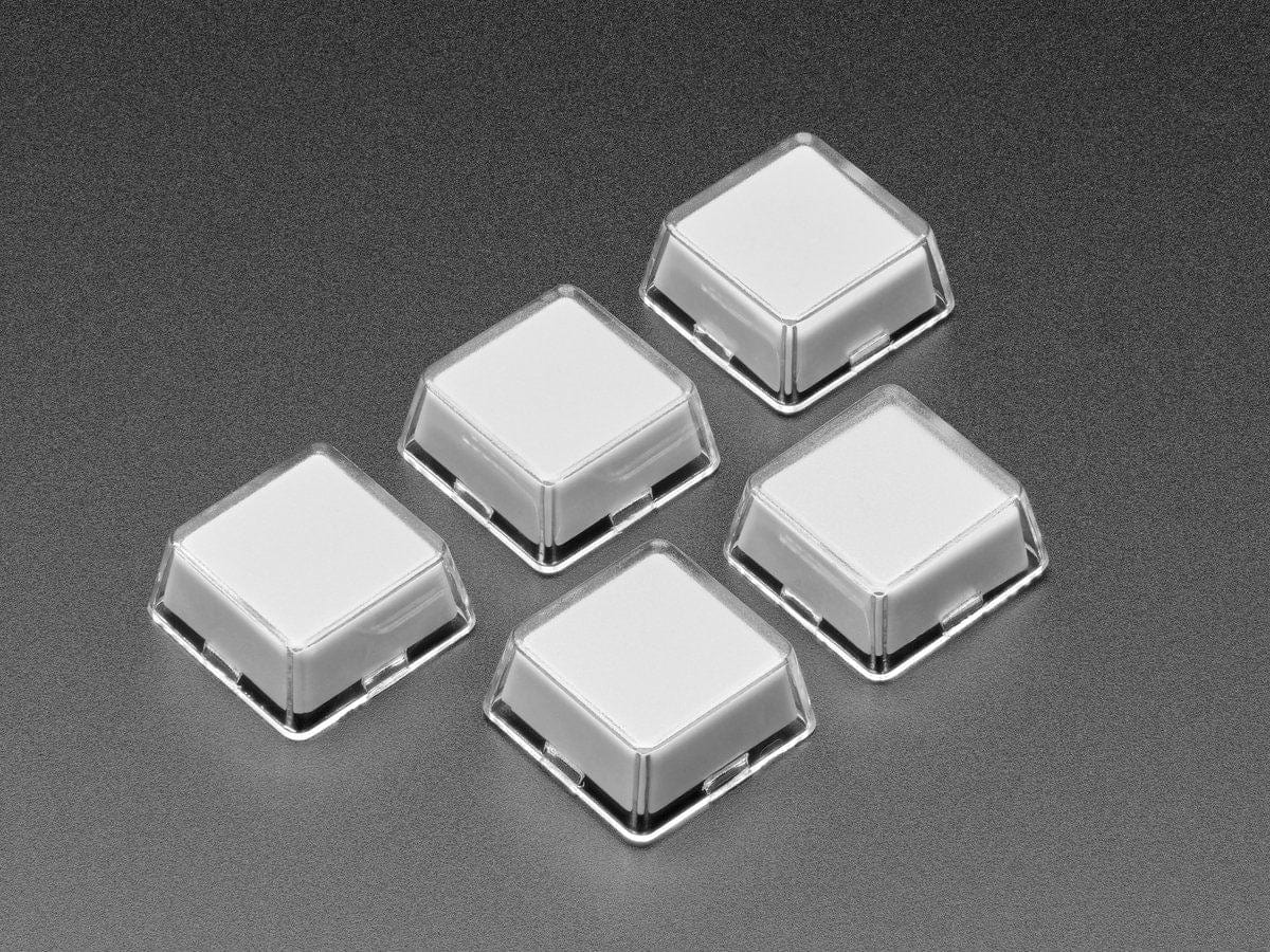 Relegendable Plastic Keycaps for MX Compatible Switches - 10 pack by The Pi Hut - The Pi Hut