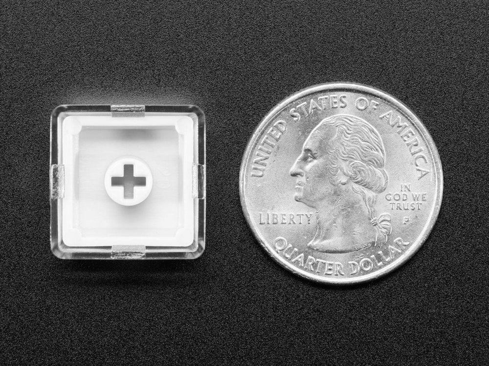 Relegendable Plastic Keycaps for MX Compatible Switches - 10 pack by The Pi Hut - The Pi Hut