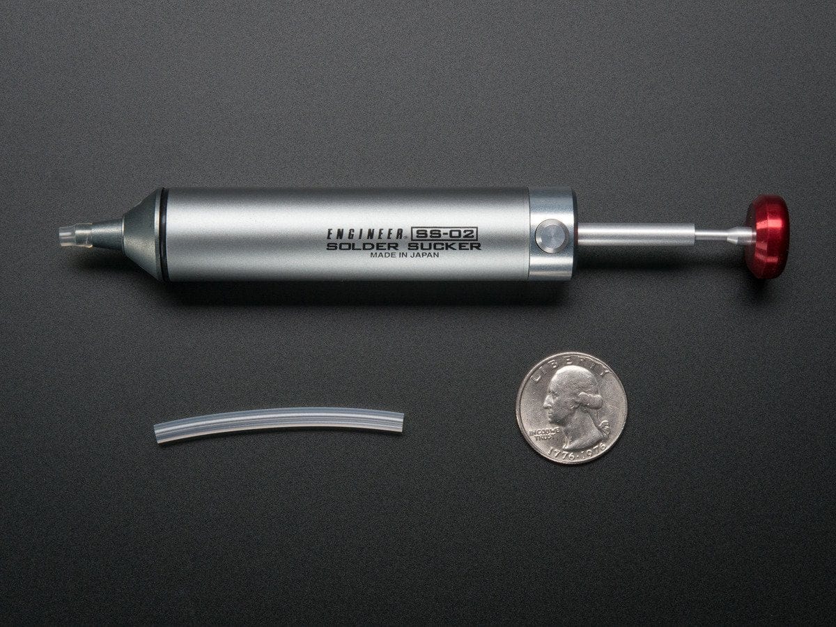 Replacement Tubes for Professional Silicone-Tip Solder Sucker (SS-02) by The Pi Hut - The Pi Hut