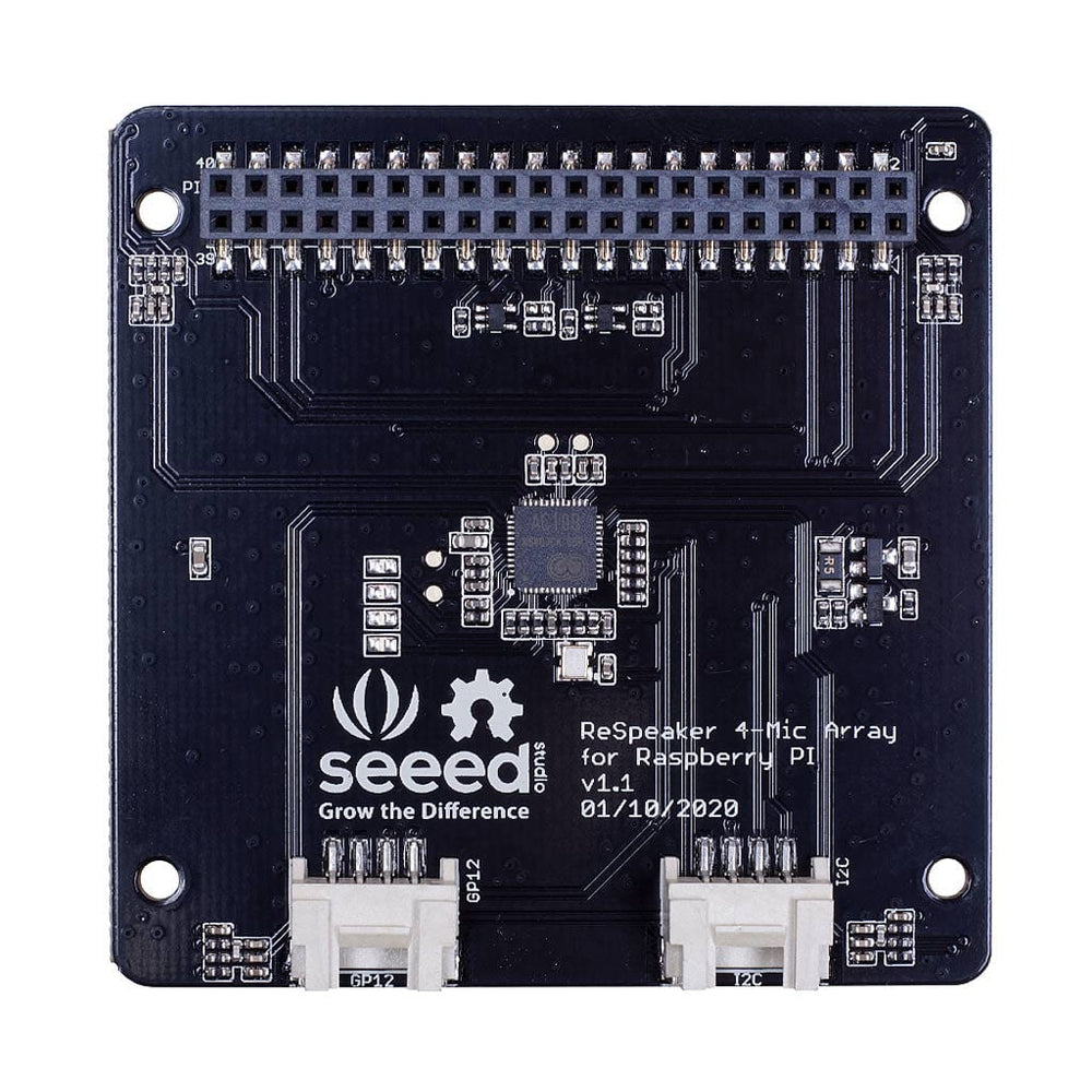 ReSpeaker 4-Mic Array for Raspberry Pi - The Pi Hut