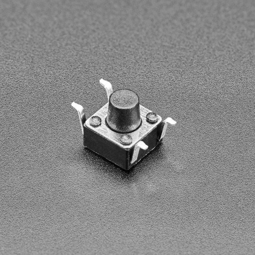 Reverse Mount Tactile Switch Buttons - 6mm Square - 10 Pack by The Pi Hut - The Pi Hut