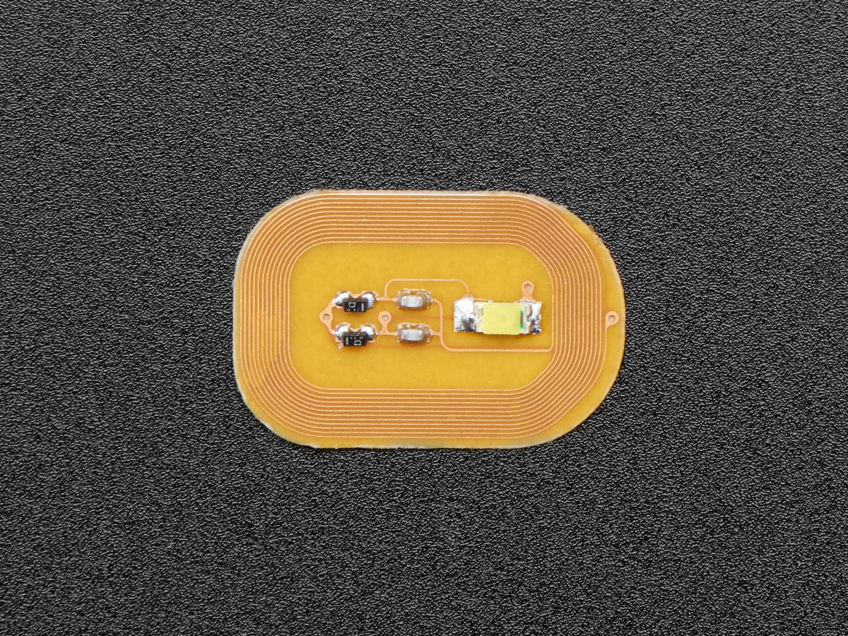 RFID/NFC Nail Stickers - 5 Pack with White LEDs by The Pi Hut - The Pi Hut