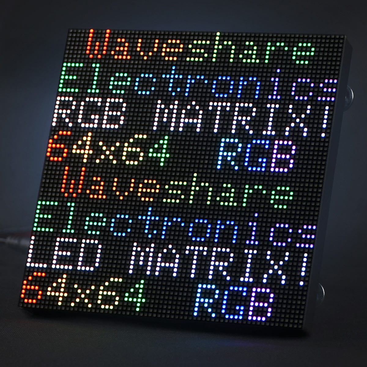RGB Full-Colour LED Matrix Panel - 2.5mm Pitch, 64x64 Pixels by Waveshare - The Pi Hut