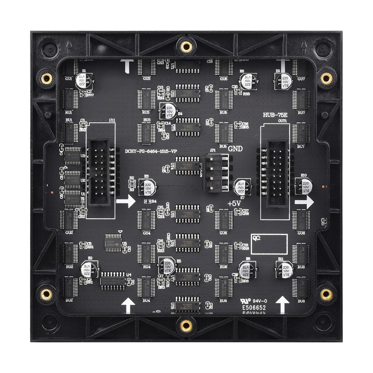 RGB Full-Colour LED Matrix Panel - 2mm Pitch, 64x64 Pixels by Waveshare - The Pi Hut