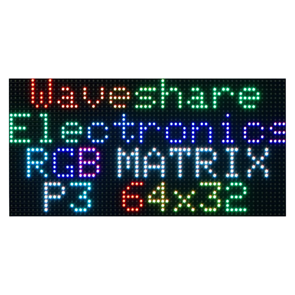 RGB Full-Colour LED Matrix Panel - 3mm Pitch, 64x32 Pixels by Waveshare - The Pi Hut