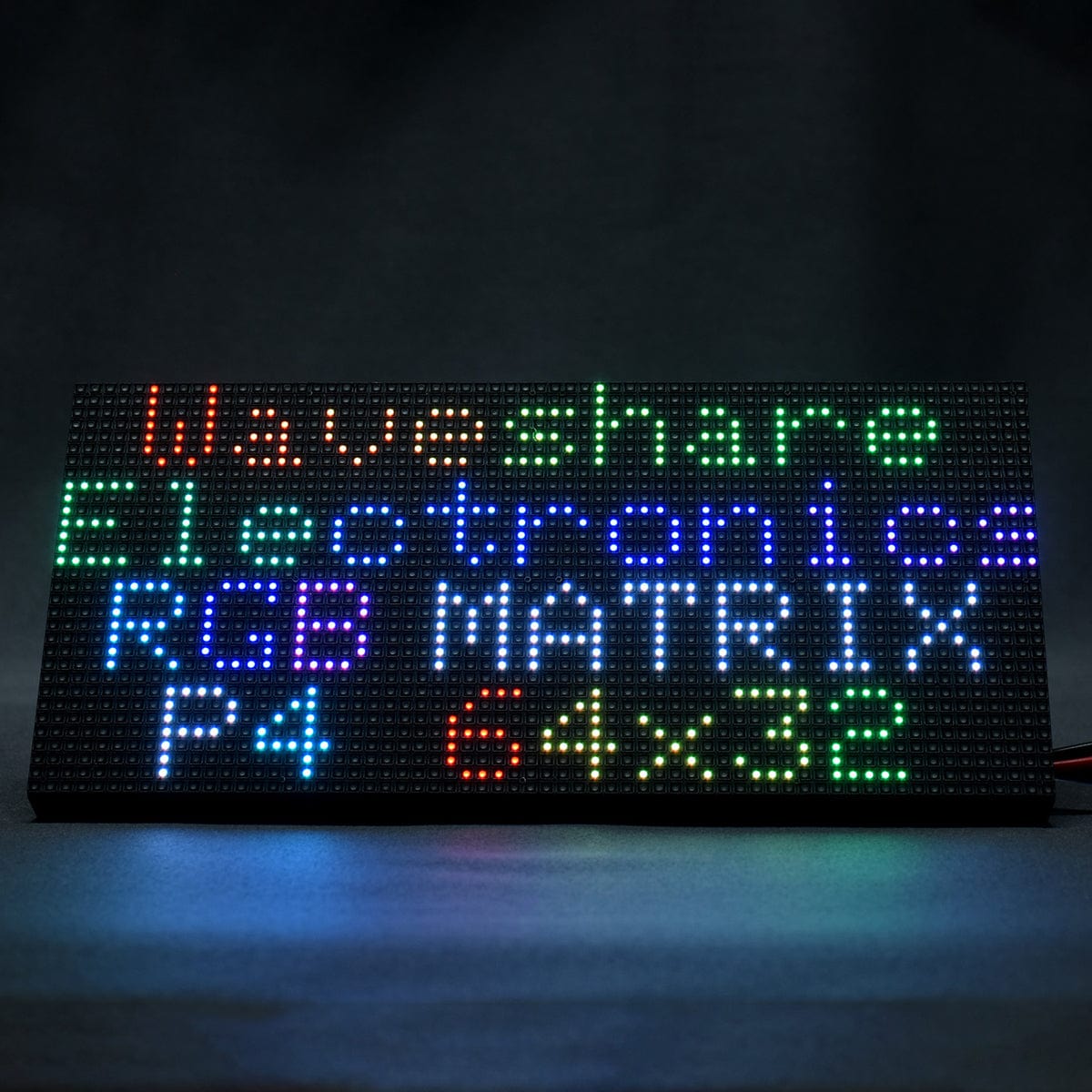 RGB Full-Colour LED Matrix Panel - 4mm Pitch, 64x32 Pixels by Waveshare - The Pi Hut