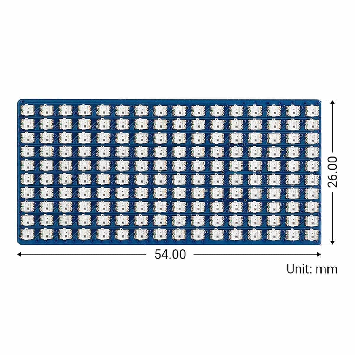 RGB Full-Colour LED Matrix Panel for Raspberry Pi Pico (16x10) by Waveshare - The Pi Hut