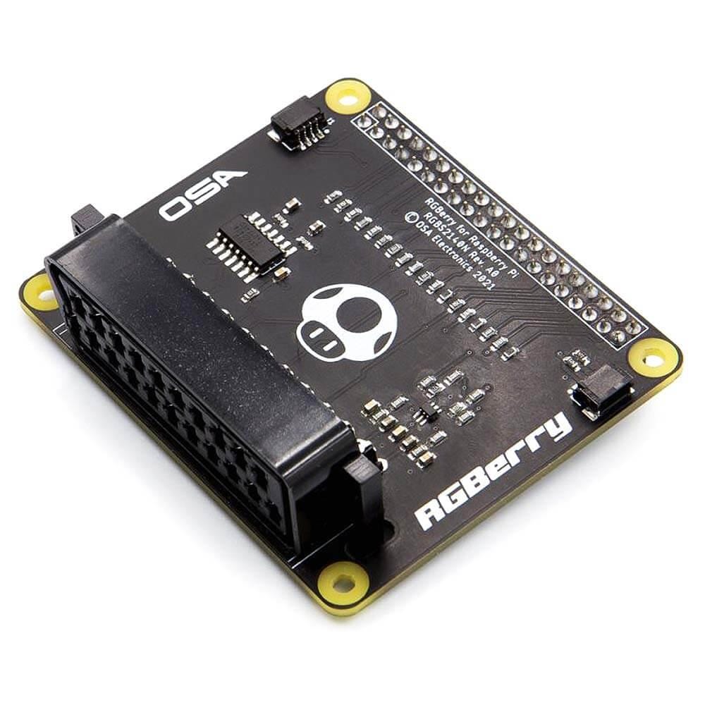 RGBerry SCART - RGB Arcade HAT for Raspberry Pi by OSA - The Pi Hut