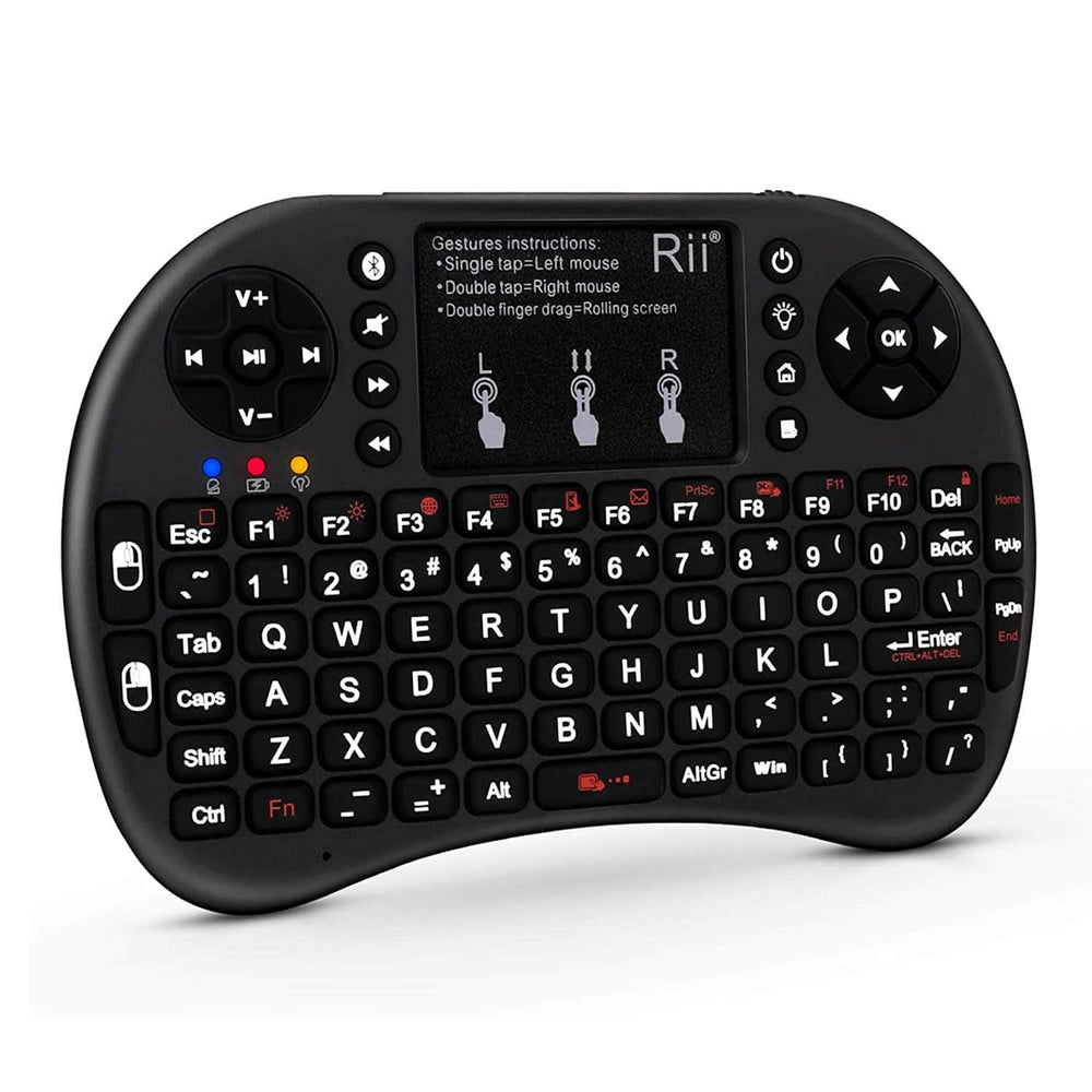 Rii i8+ Mini Wireless Keyboard with Touchpad (US Layout) by Rii - The Pi Hut