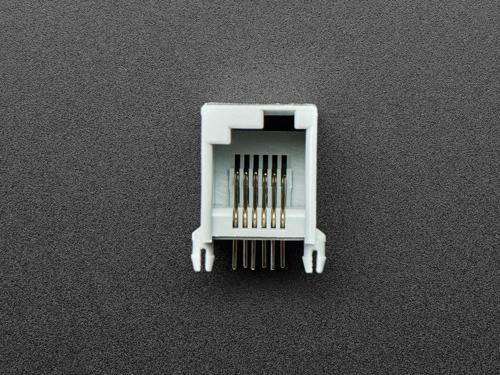 RJ12 Jack Connectors - EV3/NXT Building Brick Compatible - Pack of 10 by The Pi Hut - The Pi Hut