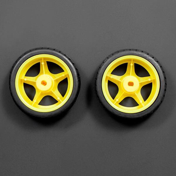 Robot Wheels (Pair) by DFRobot - The Pi Hut