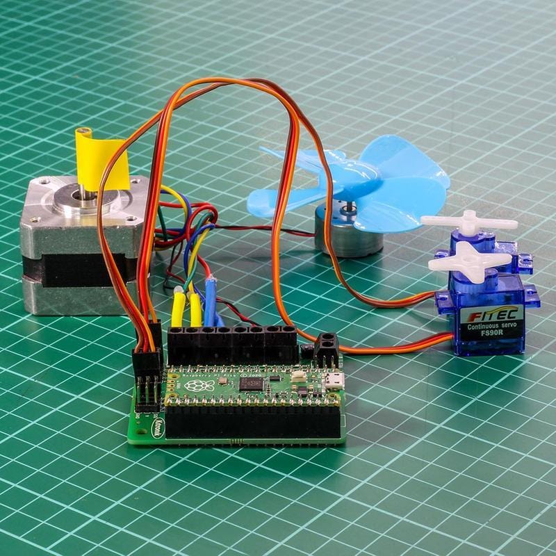 Robotics Board for Raspberry Pi Pico by Kitronik - The Pi Hut