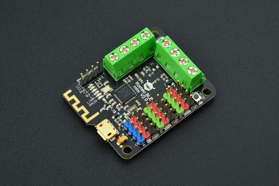 Romeo BLE mini - Small Control Board for Robot - Arduino Compatible - Bluetooth 4.0 by DFRobot - The Pi Hut