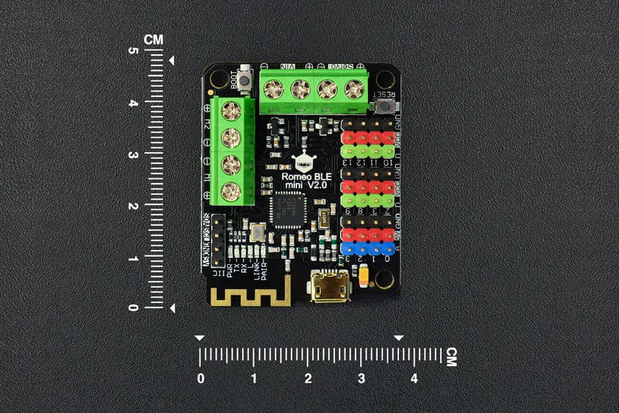 Romeo BLE mini - Small Control Board for Robot - Arduino Compatible - Bluetooth 4.0 by DFRobot - The Pi Hut