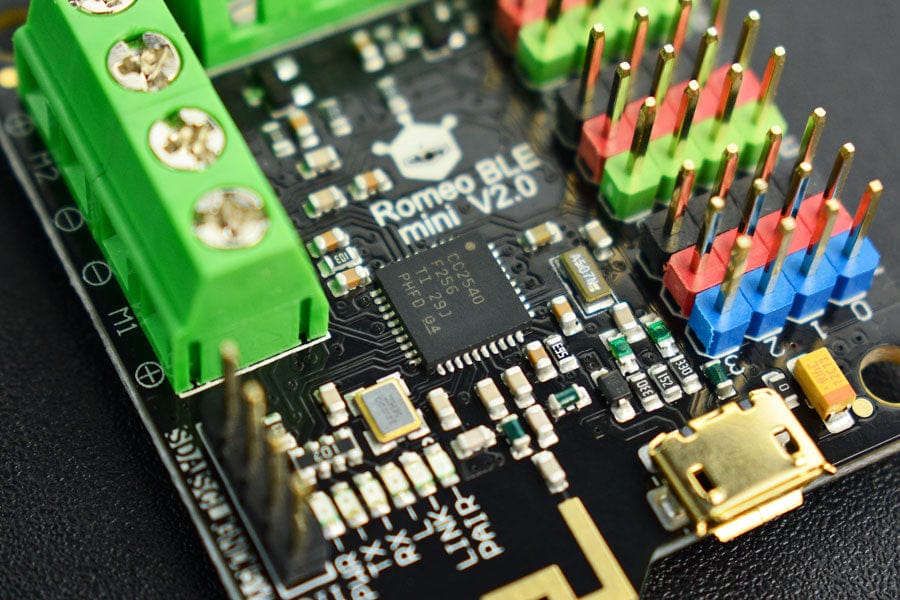 Romeo BLE mini - Small Control Board for Robot - Arduino Compatible - Bluetooth 4.0 by DFRobot - The Pi Hut