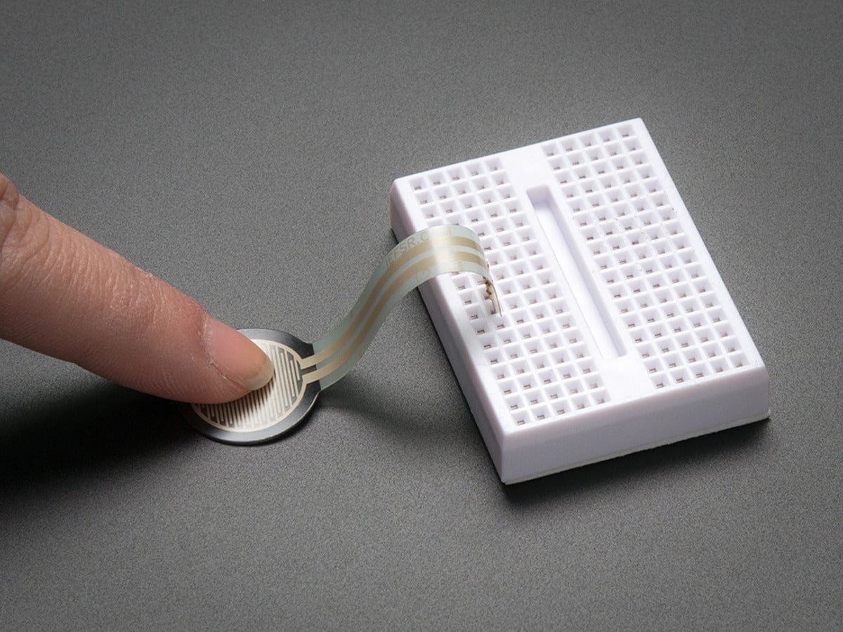 Round Force-Sensitive Resistor (FSR) (Interlink 402) by The Pi Hut - The Pi Hut